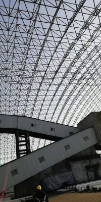 Space Frame Strucutre for Construction of Steel Space Grid Memorial Hall Project