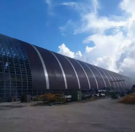 Space Frame Steel Structure for a Waste Power Generation Project Using Steel Space Grid