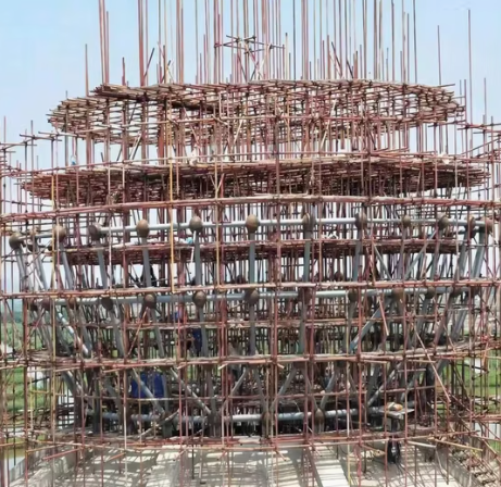 Steel Truss Steel Space Frame Structure Construction of Steel Space Frame Advertising Display Project in China