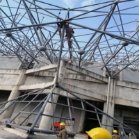 Space Frame for Construction of Steel Space Grid Playground Frame Project