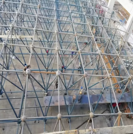 Steel Truss Steel Space Frame Structure for Dining Hall/Hotel Canteen Restaurant Space Frame Project